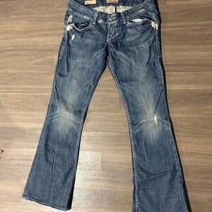 William Rast Men's Blue Bootcut Jeans